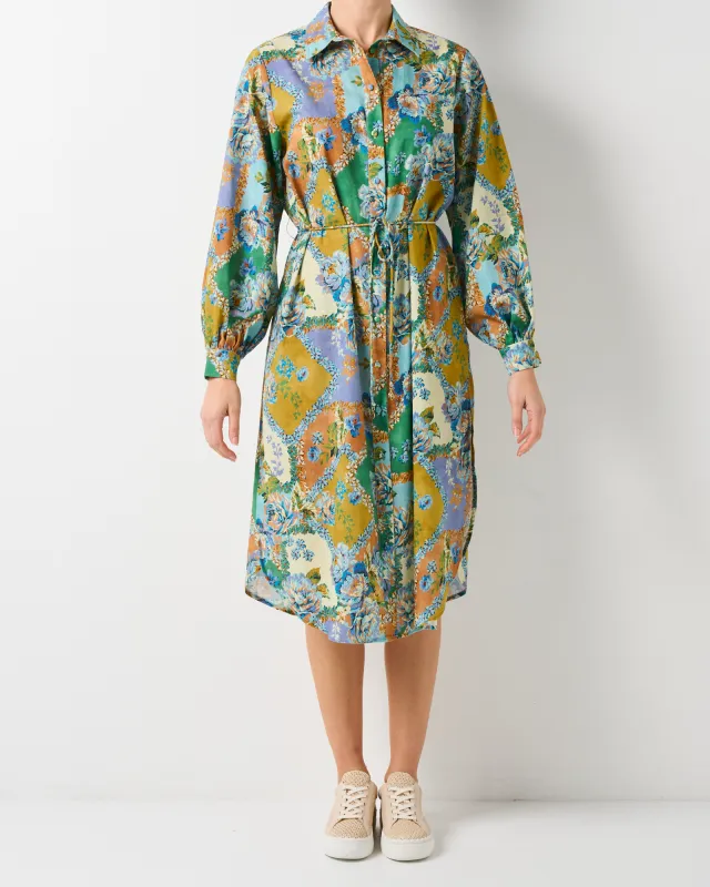 Etienne Dress - Peony Patchwork sold by Walnut Melbourne