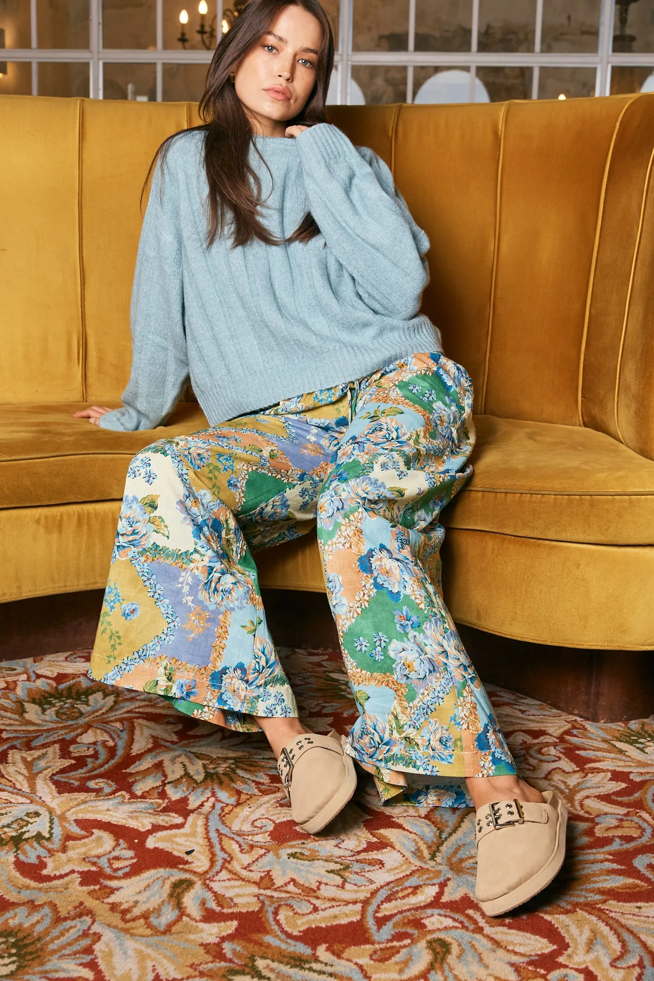 Vermont Pant - Peony Patchwork sold by Walnut Melbourne product image thumbnail 2