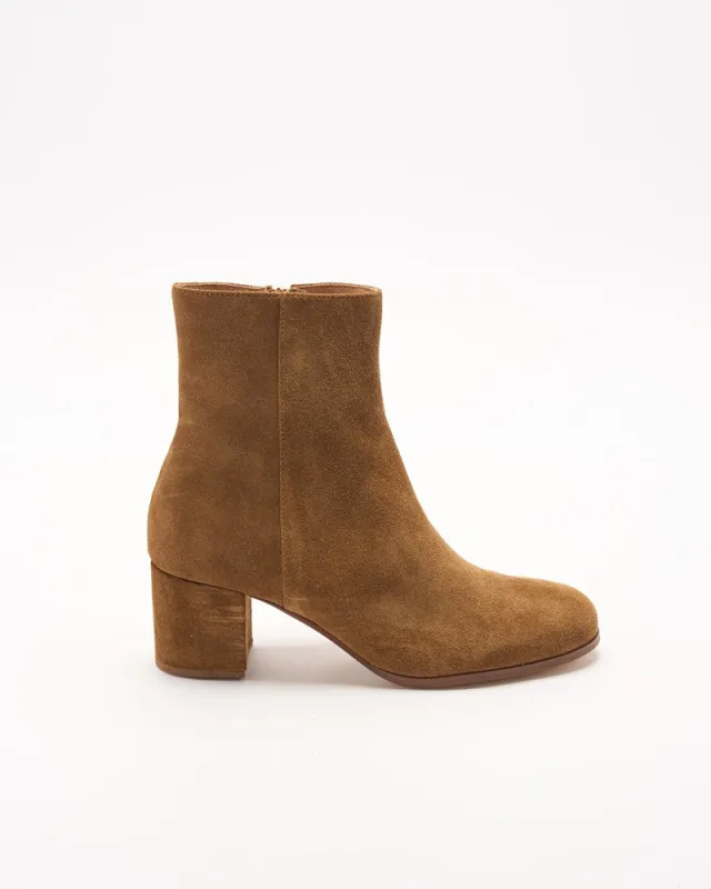 Luna Leather Boot - Tan Suede sold by Walnut Melbourne