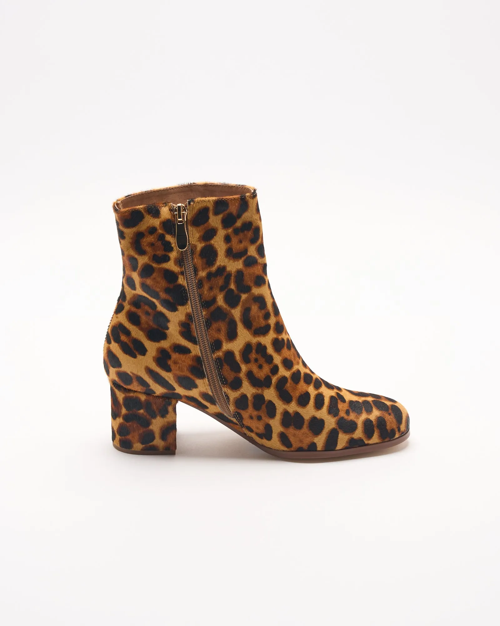 Luna Leather Boot - Tan Leopard sold by Walnut Melbourne product image thumbnail 3