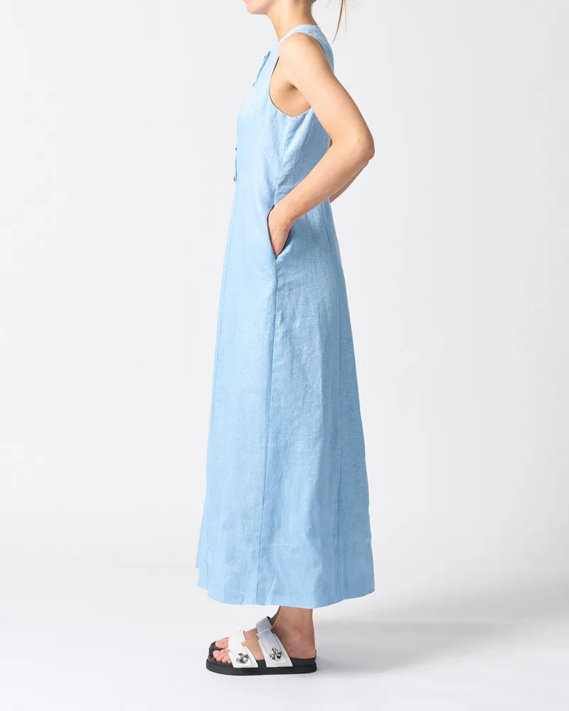 Malta Midi Dress - Sky Blue sold by Walnut Melbourne product image thumbnail 3