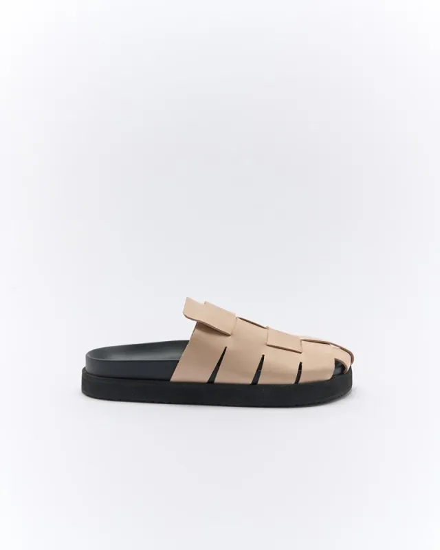 Dune Leather Mule - Oyster sold by Walnut Melbourne