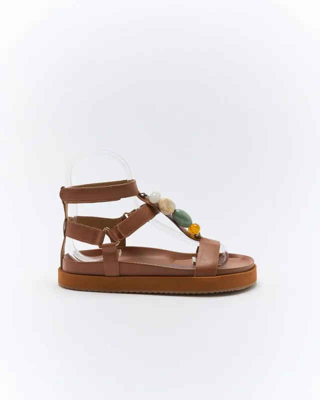 Mietta Leather Sandal - Mocha sold by Walnut Melbourne