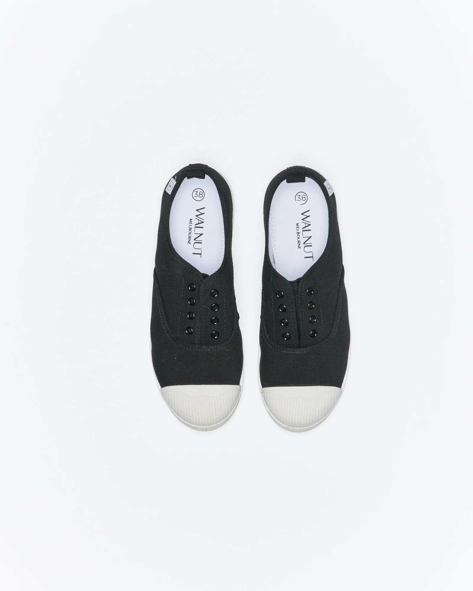 Euro Canvas Plimsole - Black sold by Walnut Melbourne product image thumbnail 3