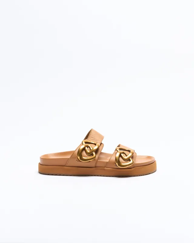 Meadow Leather Slide - Coconut Tan sold by Walnut Melbourne