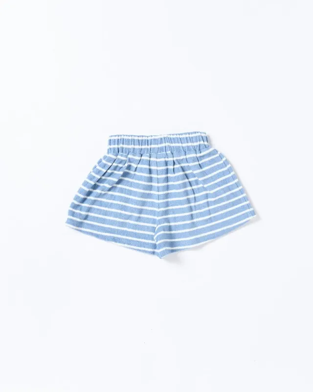 Huey Short - Terry Stripe Blue sold by Walnut Melbourne