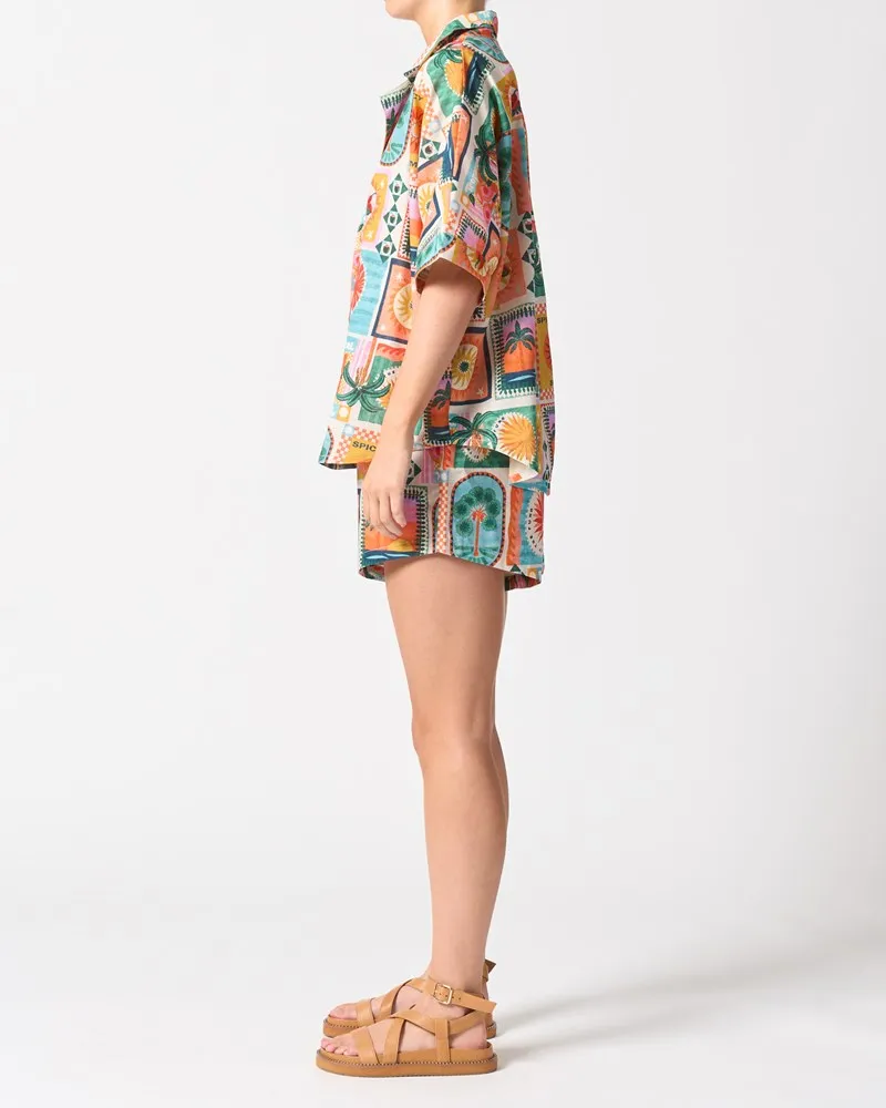 Tropez Shirt - Spicy Summer sold by Walnut Melbourne product image thumbnail 2