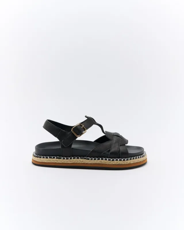 Indigo Leather Sandal - Black sold by Walnut Melbourne