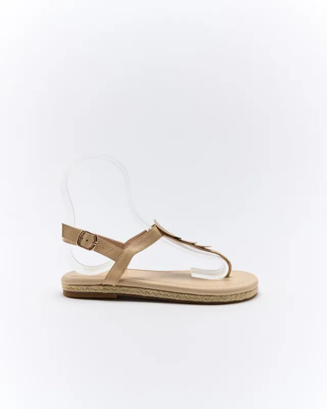 Ada Leather Sandal - Oat sold by Walnut Melbourne