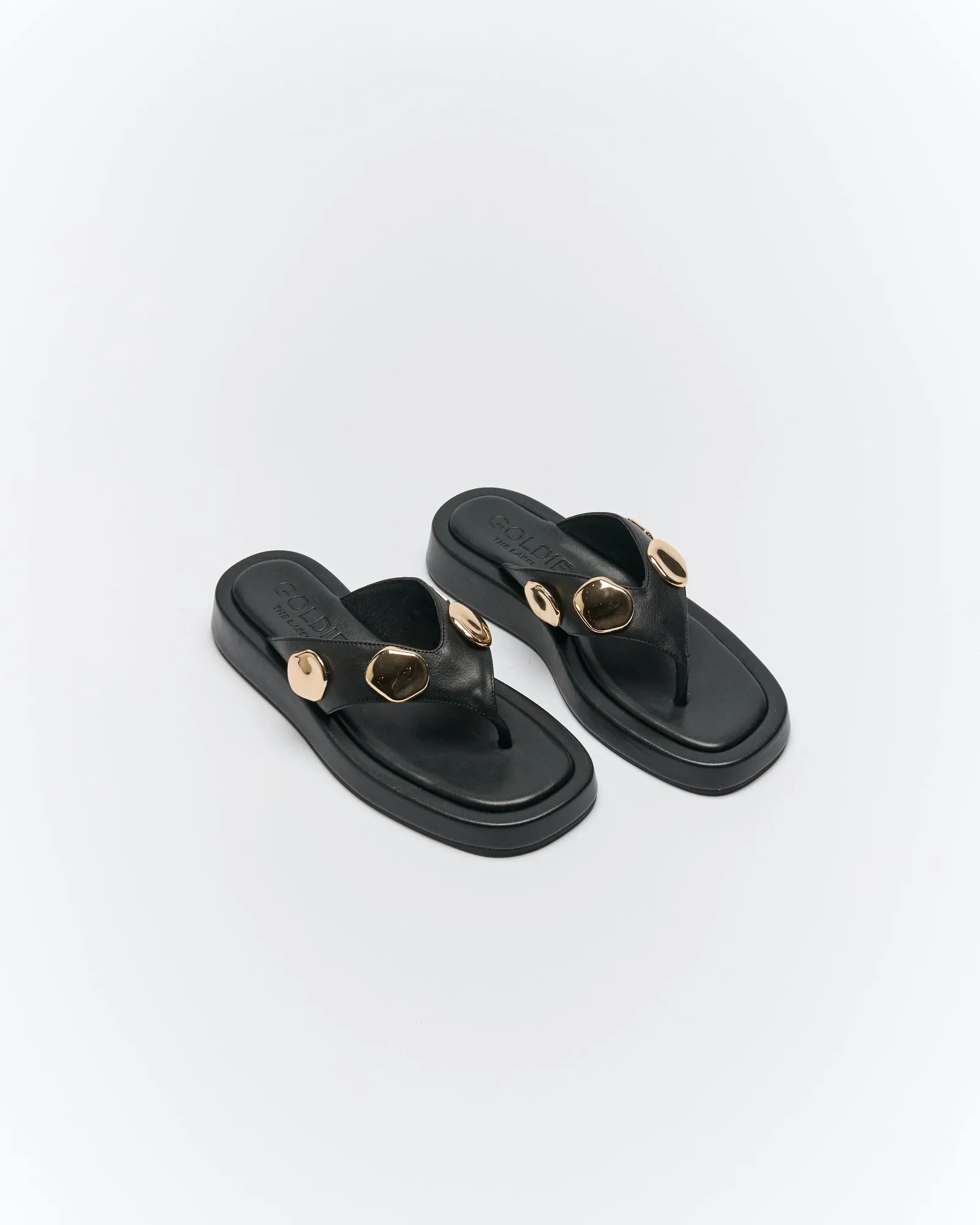 Boston Leather Slide - Black sold by Walnut Melbourne product image thumbnail 2