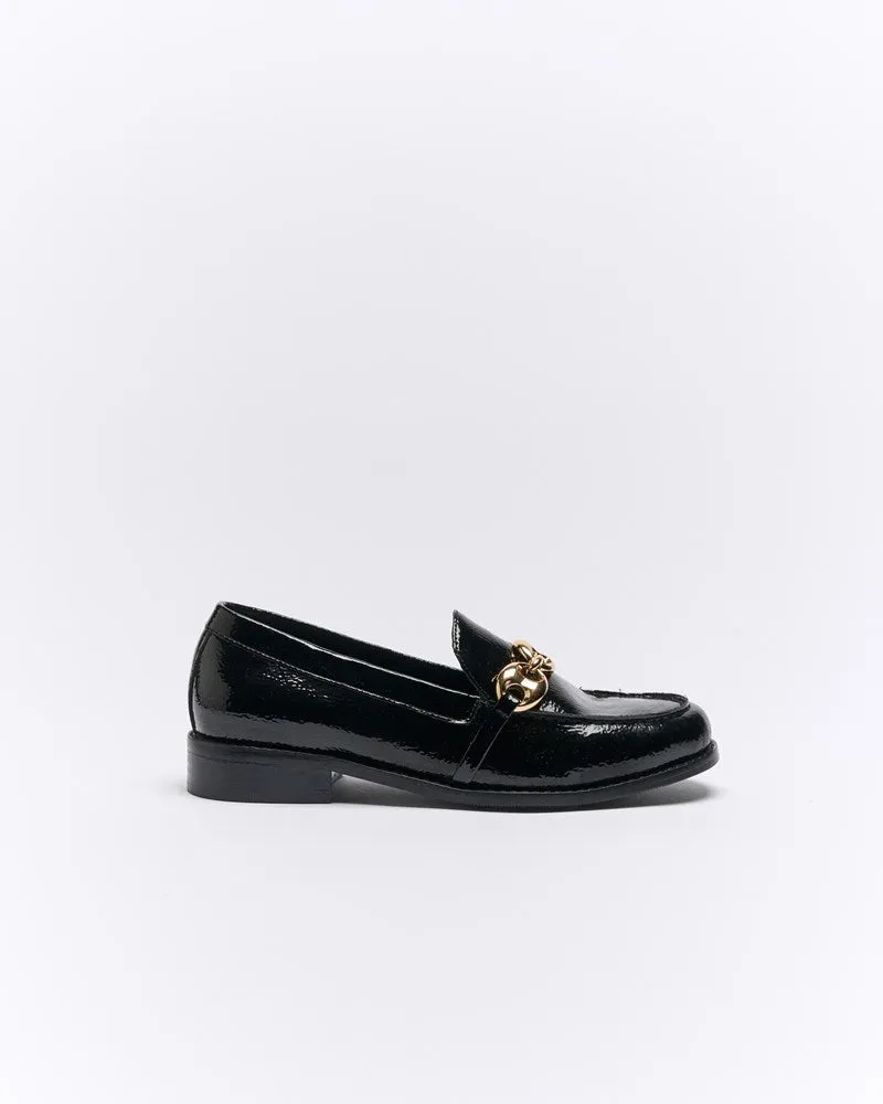 Hutton Patent Loafer - Black sold by Walnut Melbourne