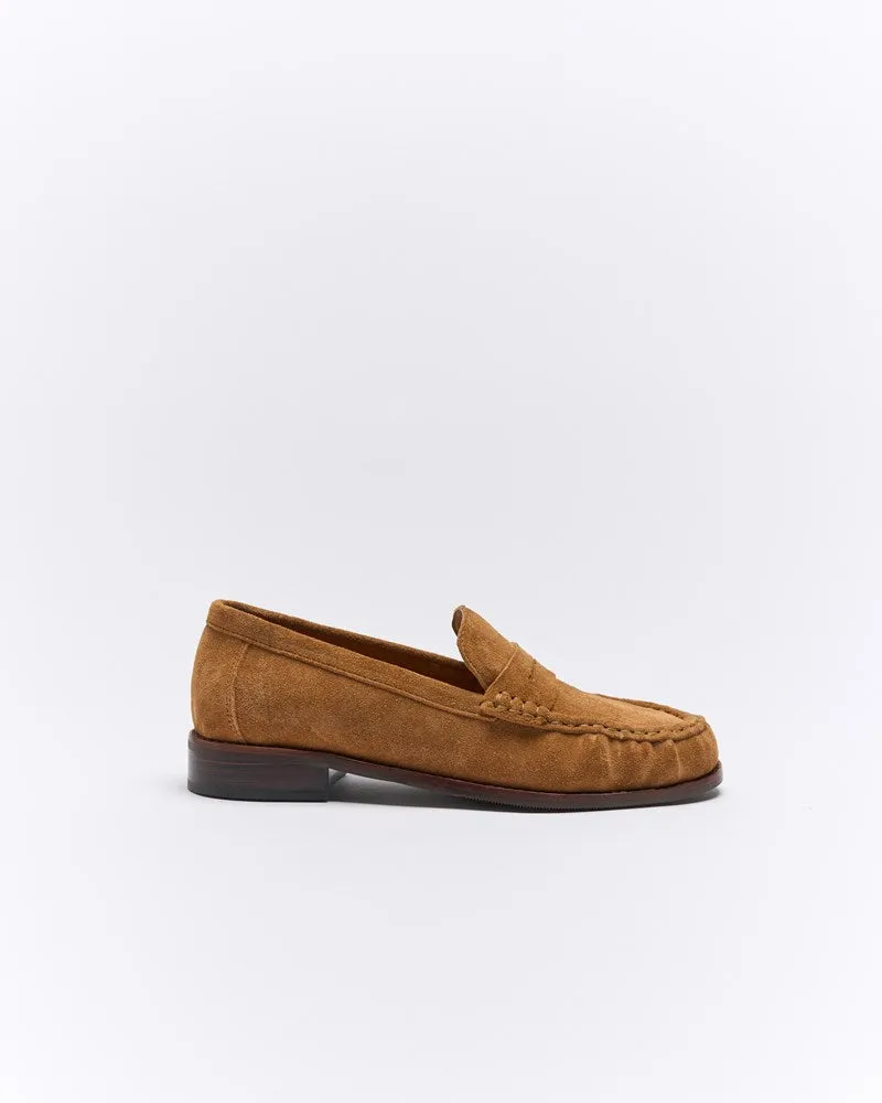 Hawk Leather Loafer - Tan Suede sold by Walnut Melbourne