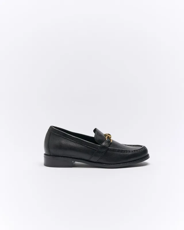 Henri Leather Loafer - Black made by Walnut Melbourne