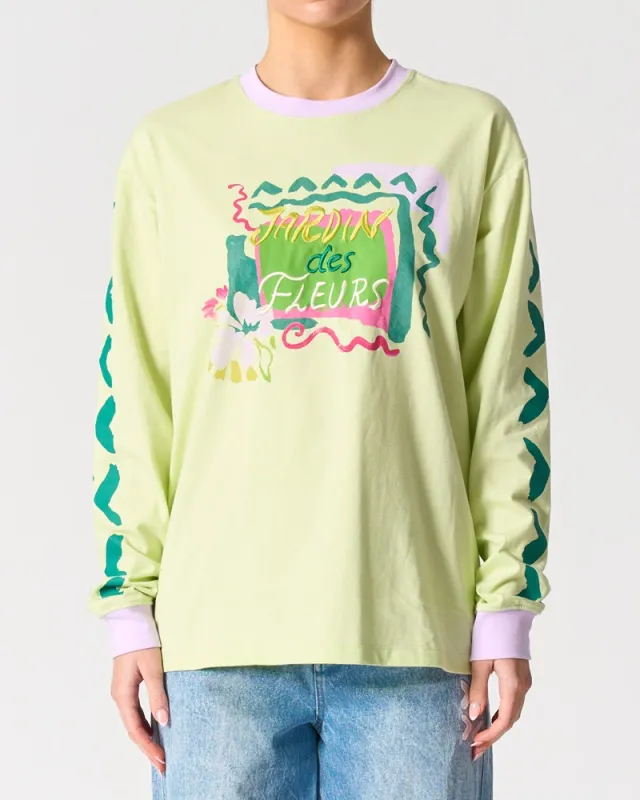 Malibu Long Sleeve Tee - Jardin Des Fleur made by Walnut Melbourne