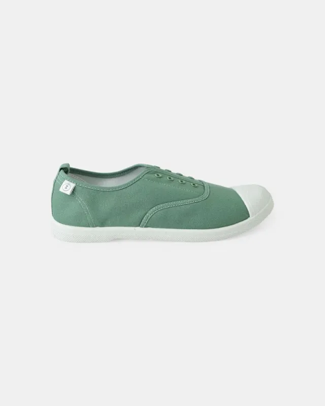Euro Canvas Plimsole - Sage made by Walnut Melbourne
