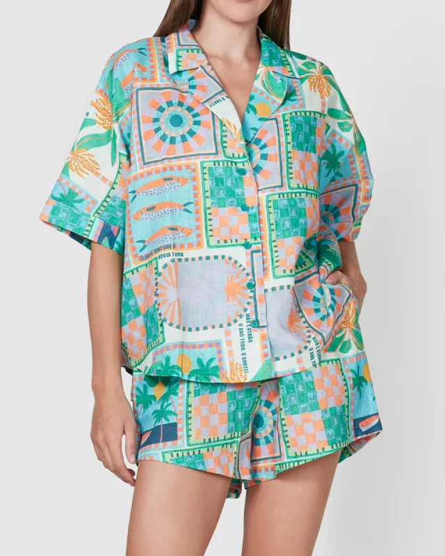 Tropez Shirt - Copacabana sold by Walnut Melbourne