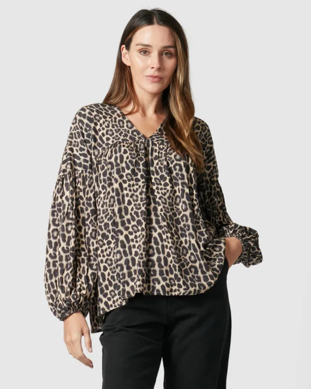 Vail Top - Leopard sold by Walnut Melbourne