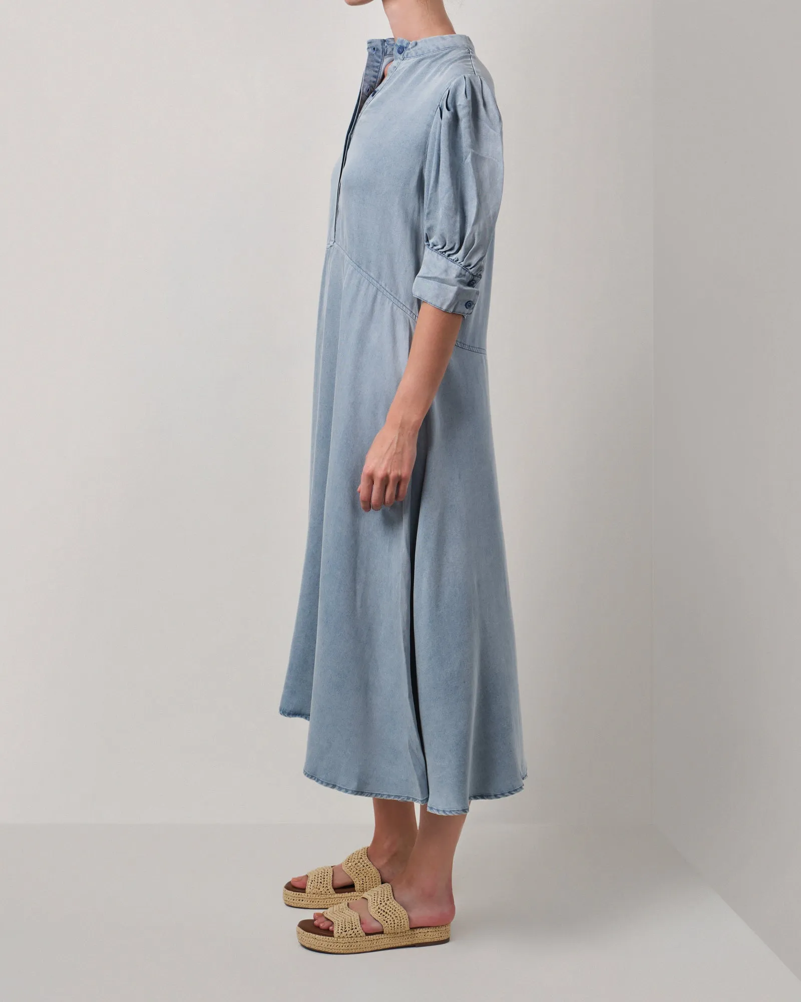 Olympia Dress - Chambray sold by Walnut Melbourne product image thumbnail 3