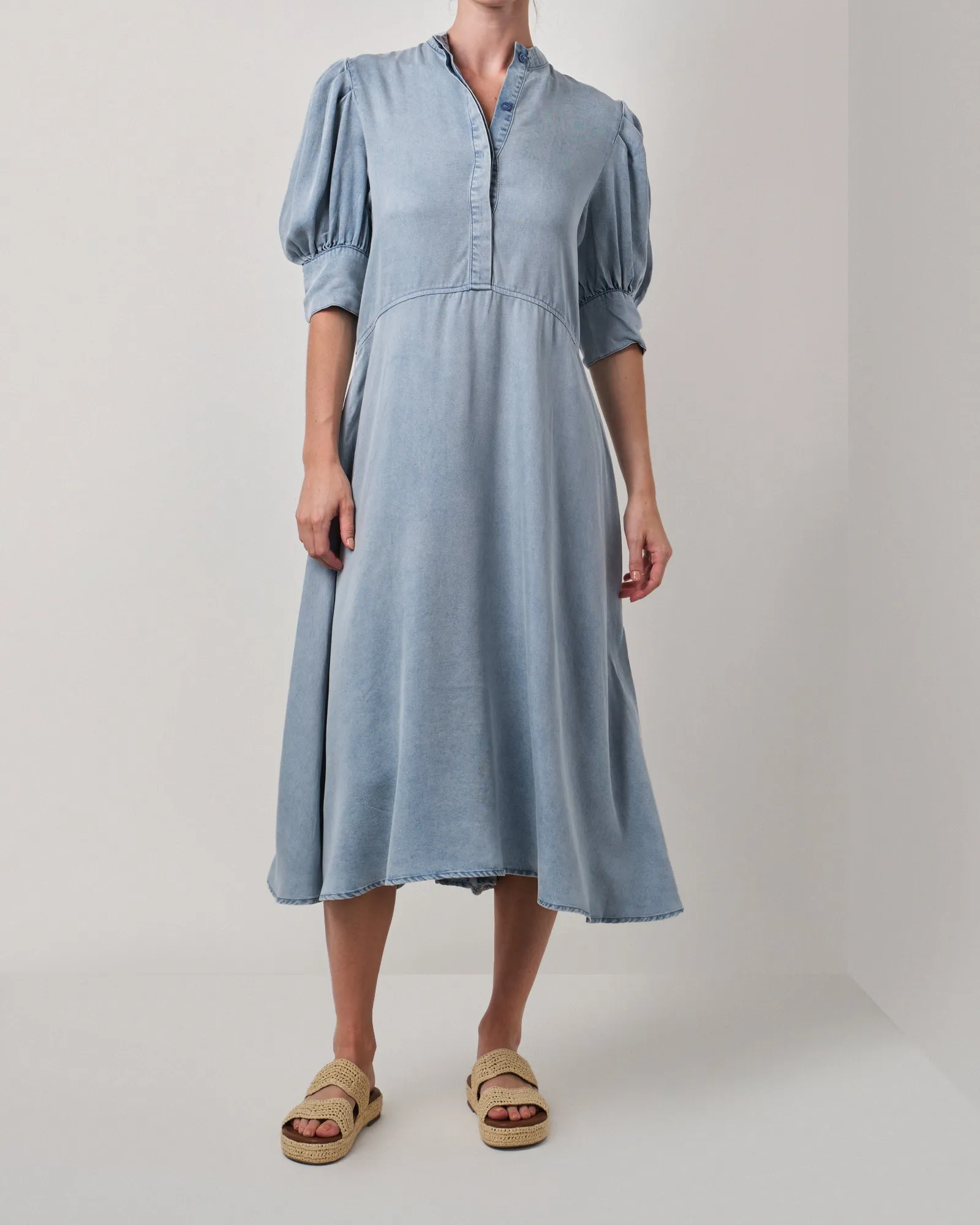 Olympia Dress - Chambray sold by Walnut Melbourne product image thumbnail 2