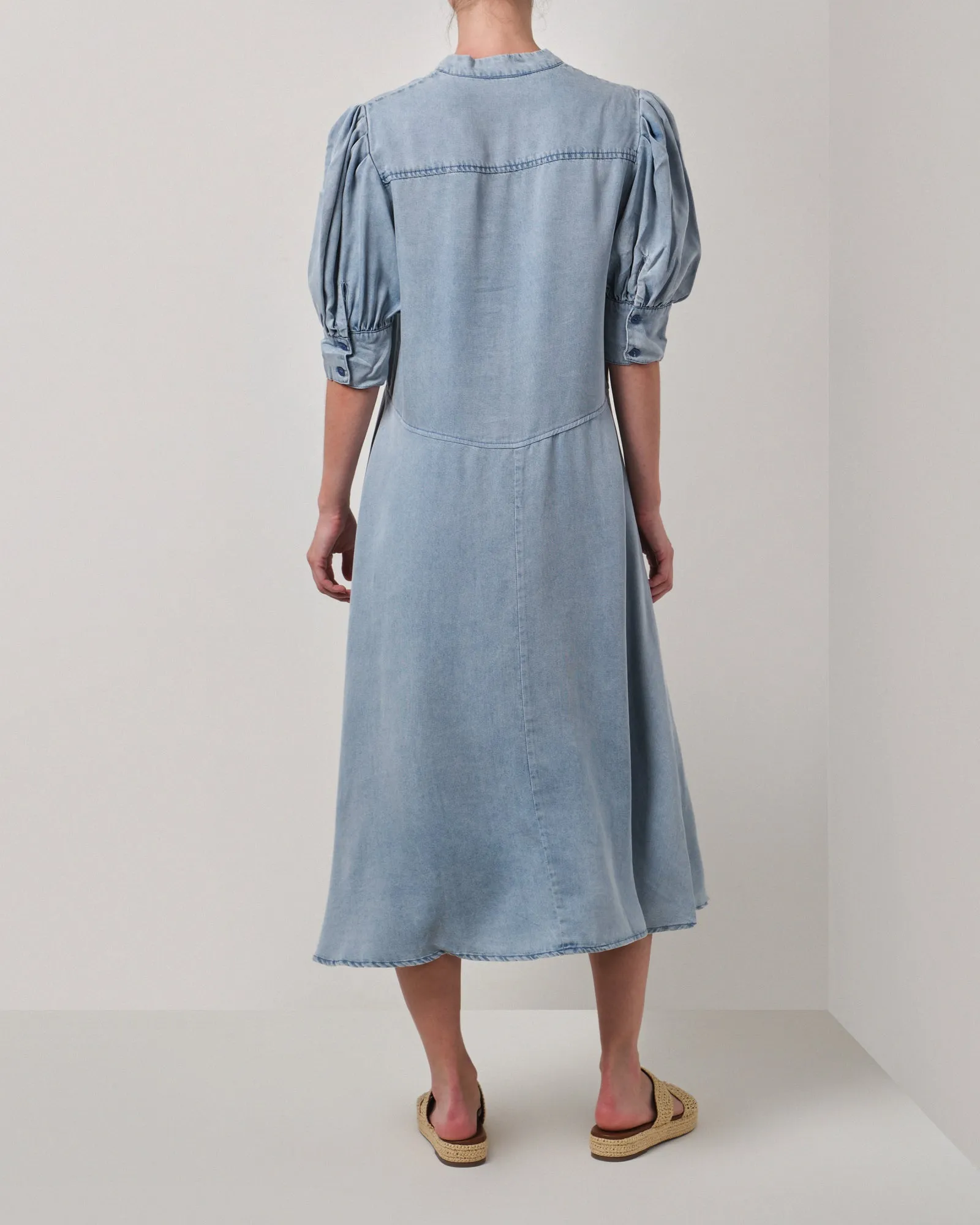 Olympia Dress - Chambray sold by Walnut Melbourne product image thumbnail 4