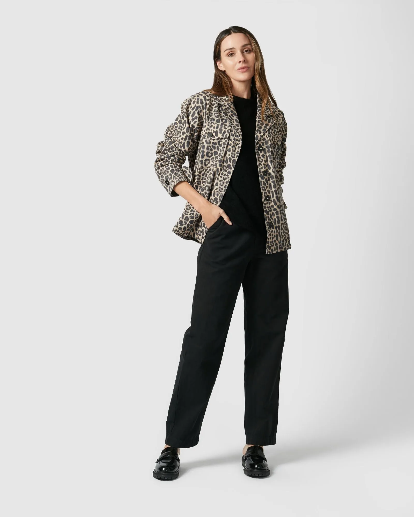 Berlin Jacket - Leopard sold by Walnut Melbourne product image thumbnail 4