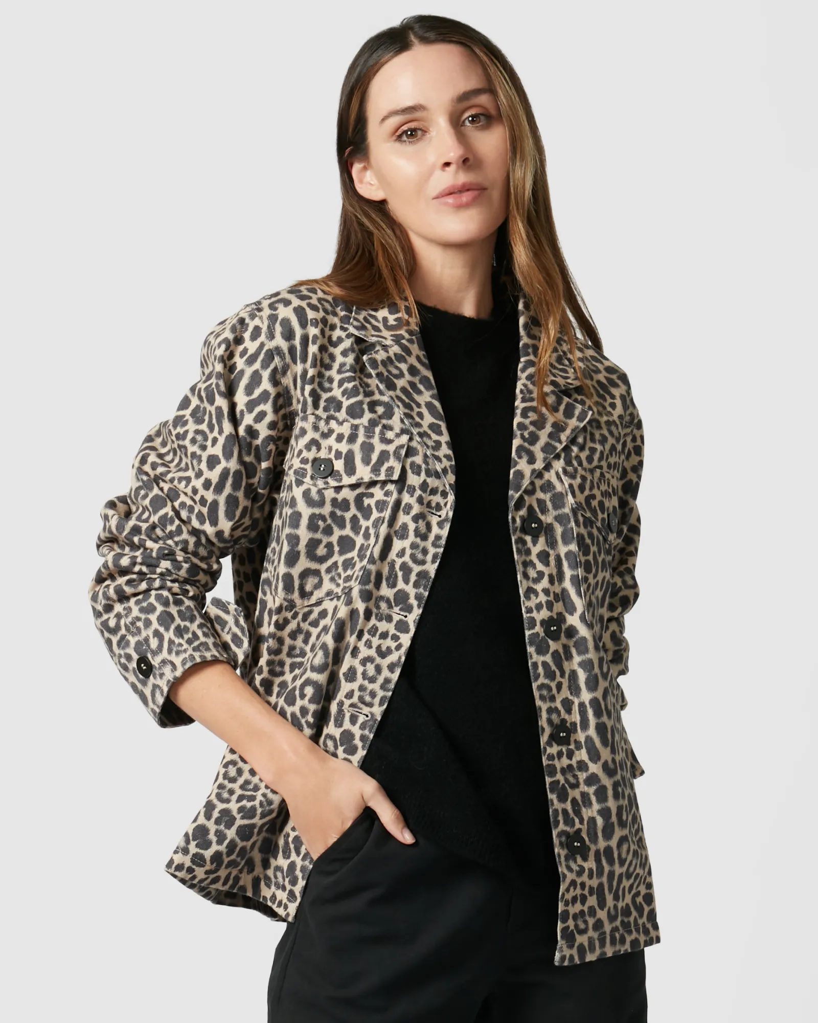 Berlin Jacket - Leopard sold by Walnut Melbourne