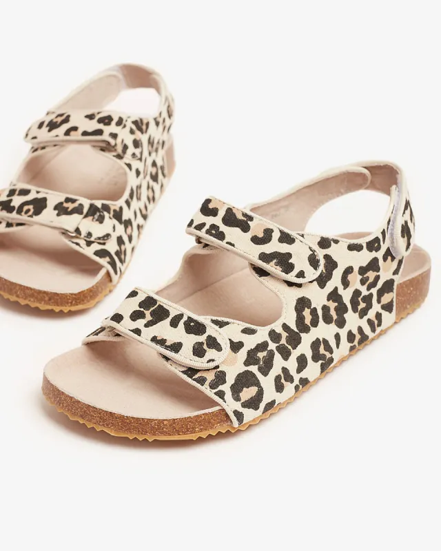 Bec Sandal - Ginger Leopard sold by Walnut Melbourne