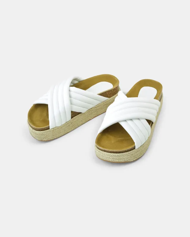 Lizzie Espadrille - Ivory sold by Walnut Melbourne