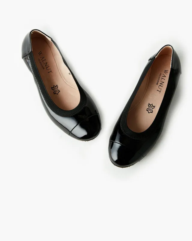 Ava Patent Ballet Flat - Black sold by Walnut Melbourne