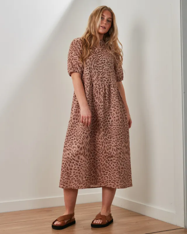 Byron Dress - Leopard sold by Walnut Melbourne