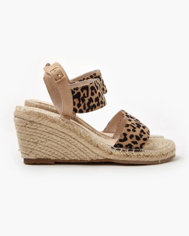 Vikka Wedge - Ivory Leopard sold by Walnut Melbourne