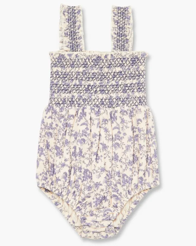 Elsie Romper - Whimsy Lilac sold by Walnut Melbourne