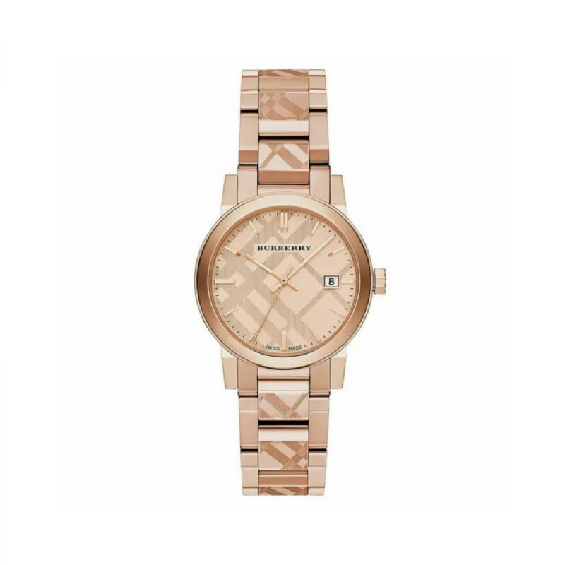 Burberry City Ladies Rose Gold Steel 26MM | BU9235 sold by Watch2Day