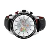 Gevril GV2 Men's Scuderia White Dial Black Leather Chronograph Date Watch 9920 sold by Watch2Day