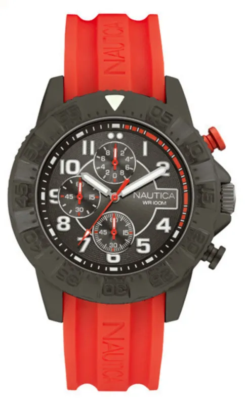 Nautica NAI17514G Heren Horloge 44mm 10 ATM made by Watch2Day