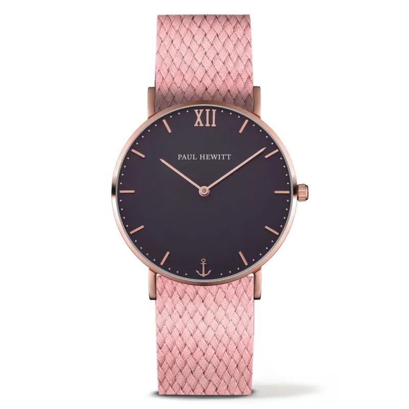 Paul hewitt PH-SA-R-ST-B-27M Unisex Horloge 39mm 3 ATM made by Watch2Day