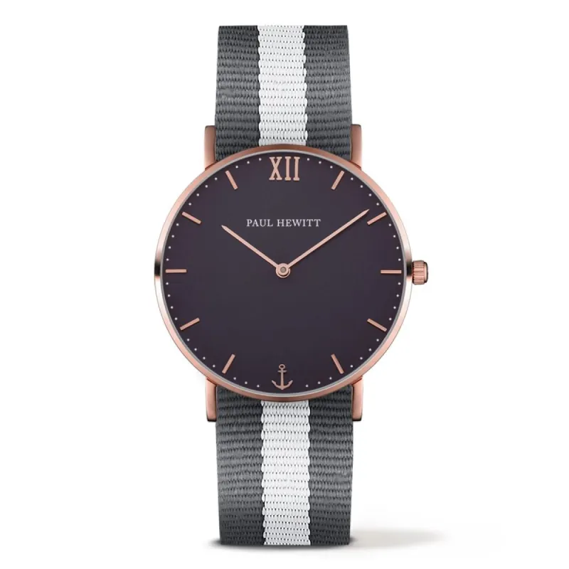 Paul hewitt PH-SA-R-ST-B-GRW-20 Unisex Horloge 39mm 3 ATM made by Watch2Day