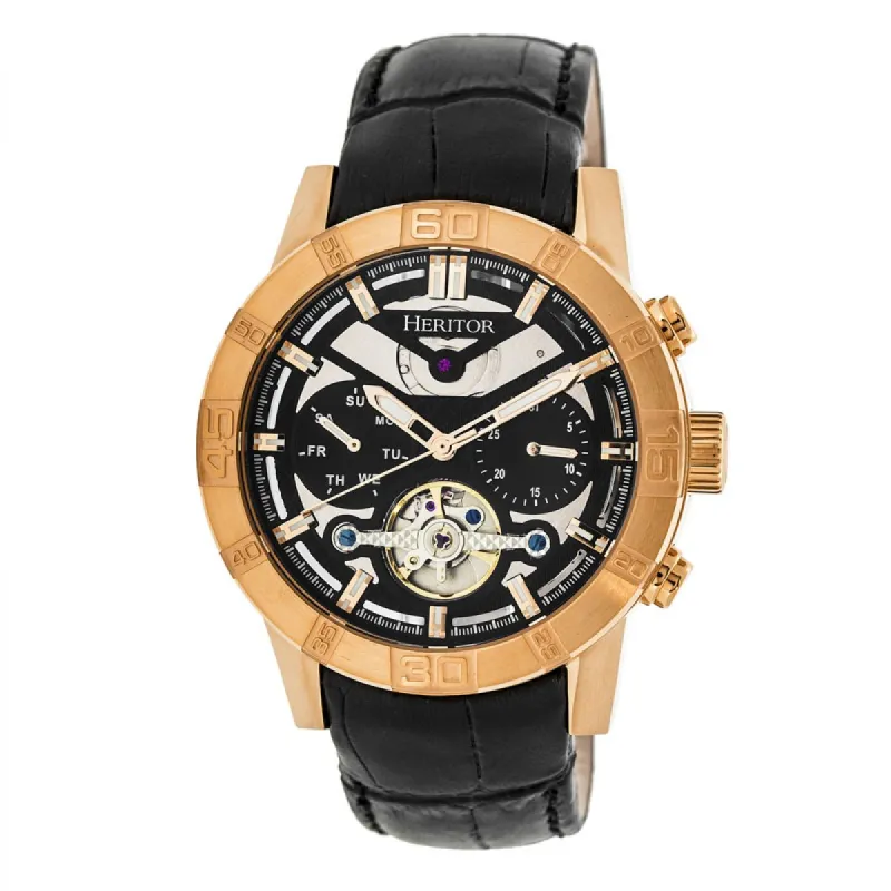 Heritor Hannibal HERHR4106 Heren horloge 44mm 5 ATM sold by Watch2Day