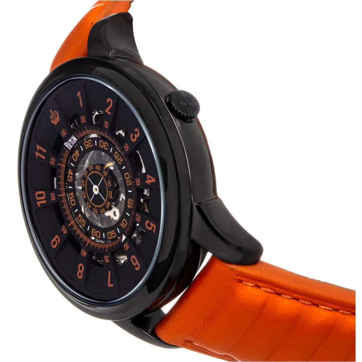 Reign Monterey Staal Leder Heren | REIRN6405 sold by Watch2Day product image thumbnail 2