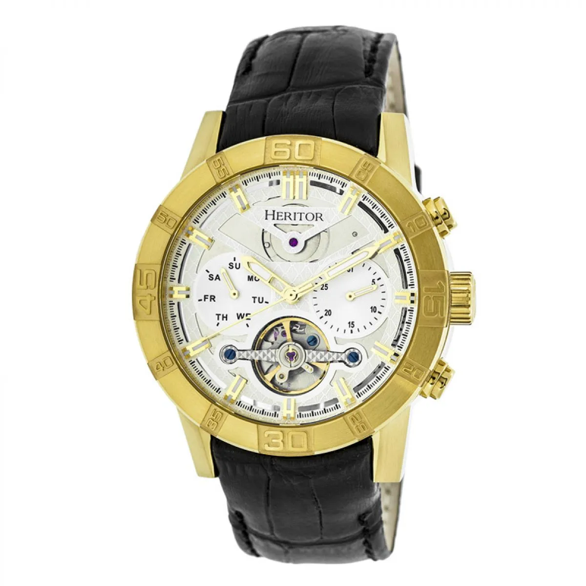Heritor Hannibal HERHR4103 Heren horloge 44mm 5 ATM sold by Watch2Day