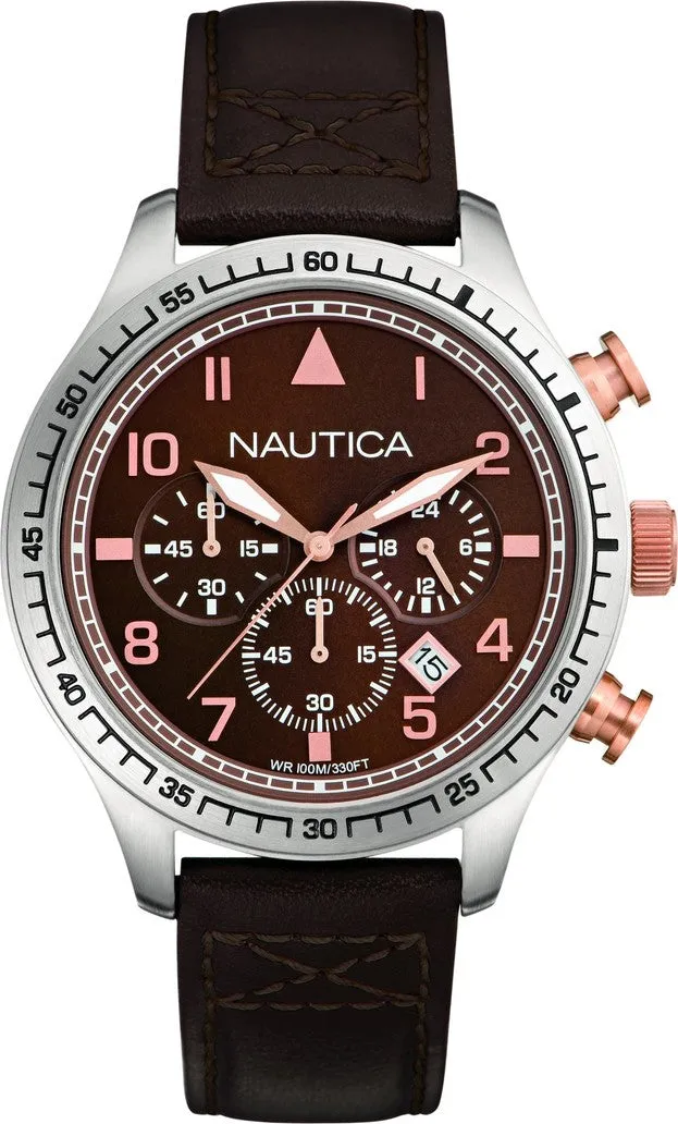 Nautica A17655G Heren Horloge 46mm 10 ATM sold by Watch2Day