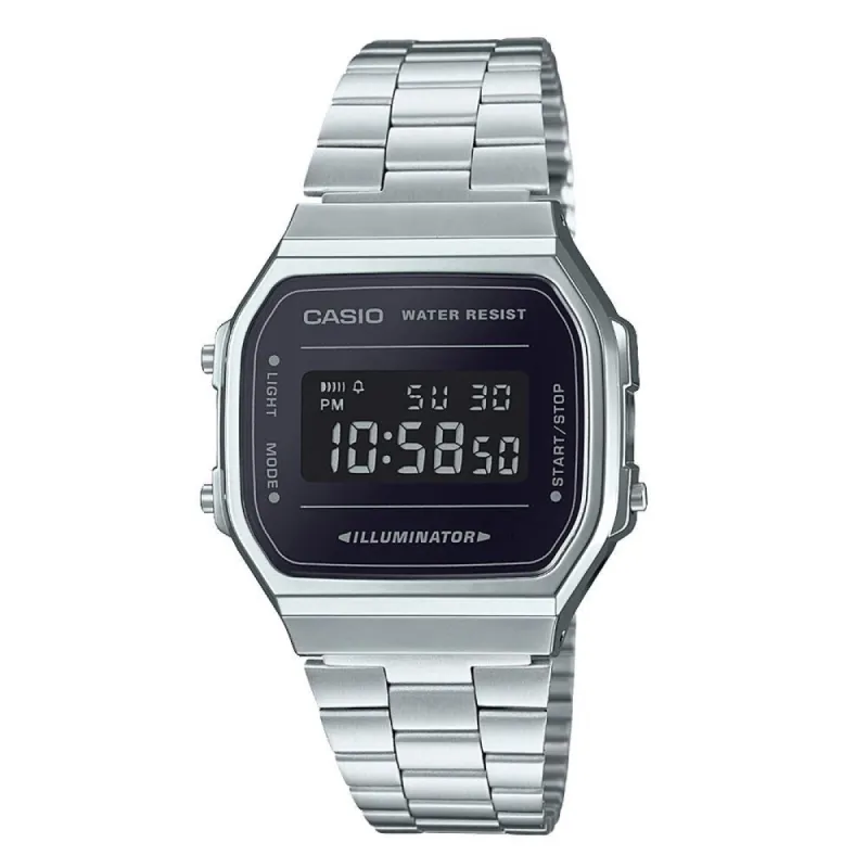 Casio A-168WEM-1 Unisex Horloge 35mm 3 ATM sold by Watch2Day
