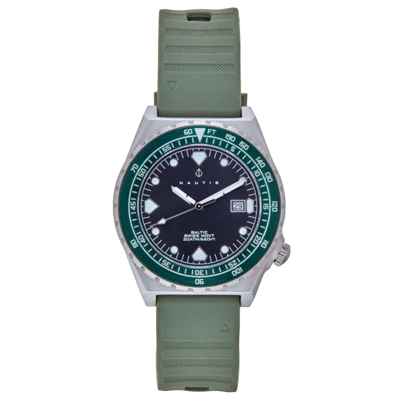 Nautis Baltic NAUN104-3 Heren Horloge 45mm 20 ATM sold by Watch2Day