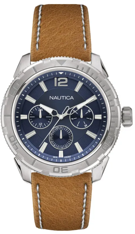 Nautica NAPSTL001 Heren Horloge 44mm 10 ATM sold by Watch2Day