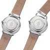 Paul Hewitt PH Miss Ocean Line Marble SS Leather Liguid Silver 33mm PH-M-S-M-28S sold by Watch2Day