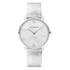 Paul Hewitt PH Miss Ocean Line Marble SS Leather Liguid Silver 33mm PH-M-S-M-28S sold by Watch2Day