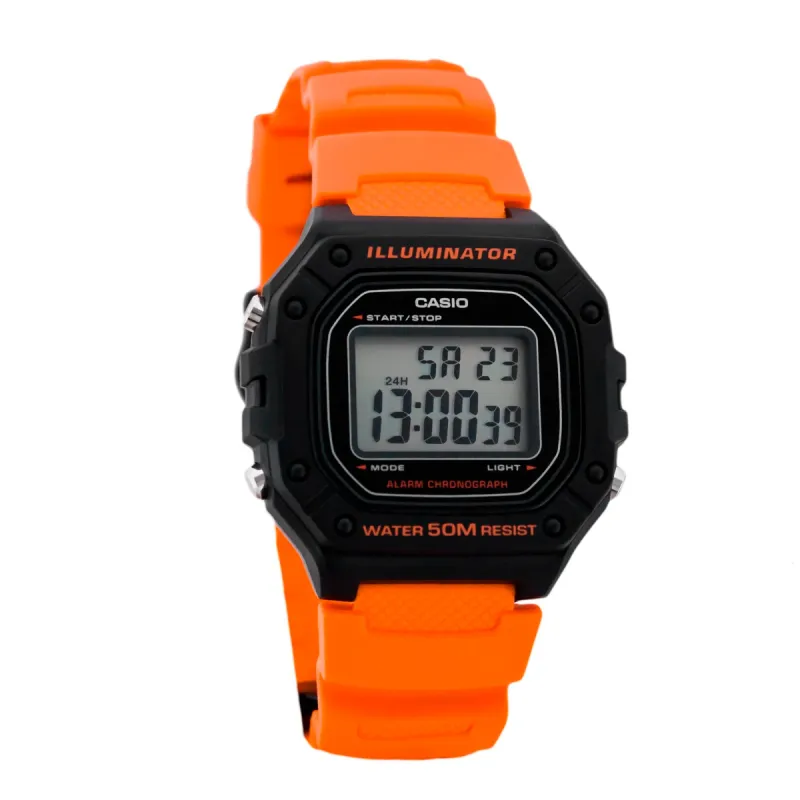 Casio W218H4B2V Unisex Horloge 42mm 5ATM made by Watch2Day