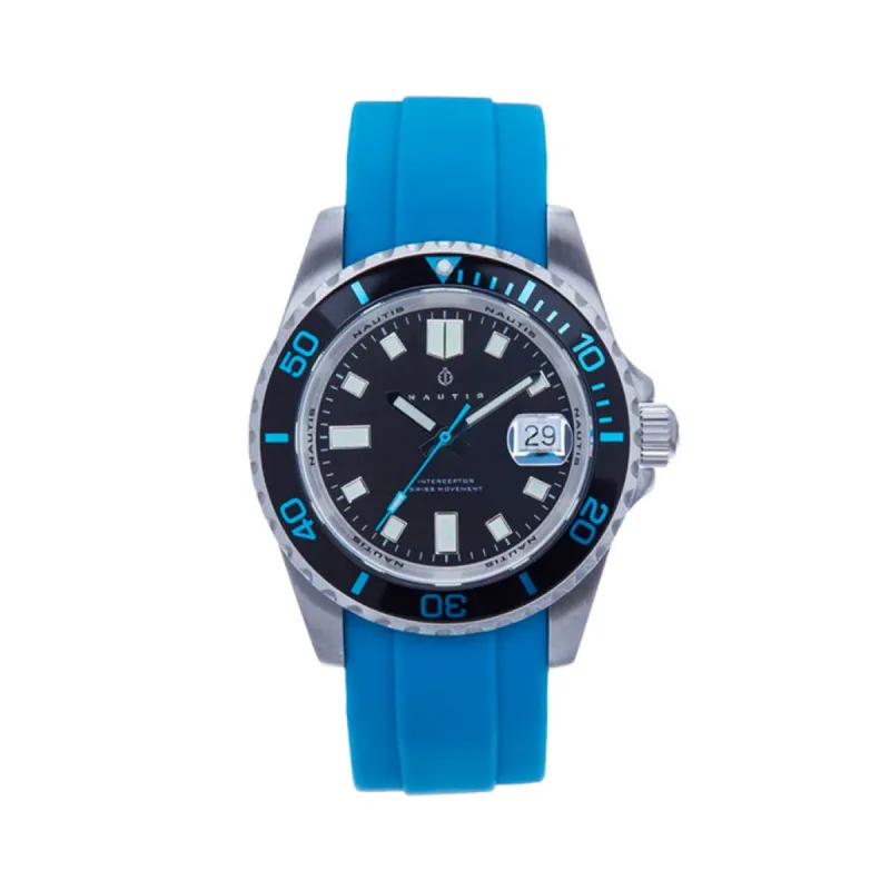 Nautis Interceptor 19161G-A Heren Horloge 43mm 50 ATM sold by Watch2Day