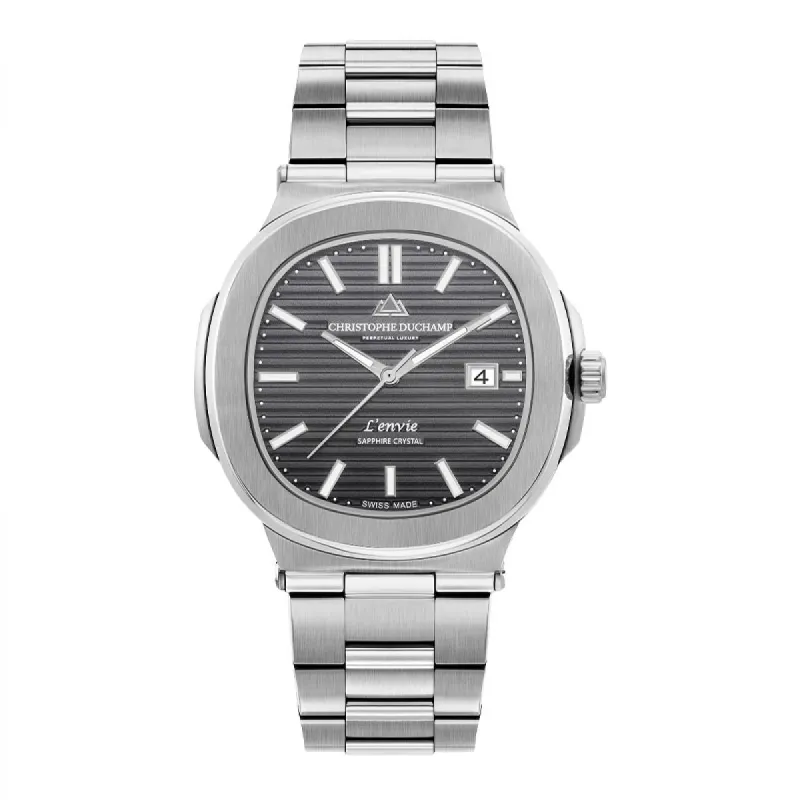 Christophe Duchamp L'envie CD7801-03 Heren Horloge 46mm 5 ATM sold by Watch2Day