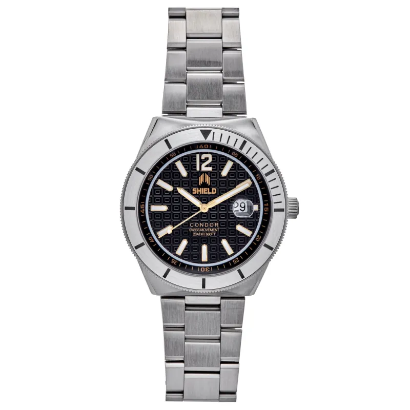 Shield Condor SLDSH118-1 Heren Horloge 46mm 20 ATM sold by Watch2Day
